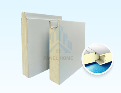 Panel Vách Trong PU (Polyurethane Sandwich Panel)
