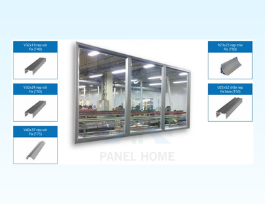 Phụ Kiện Ô Kính Cố Định Trên Panel