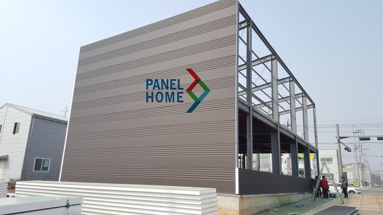 tấm panel eps vách ngoài thi công nhà xưởng