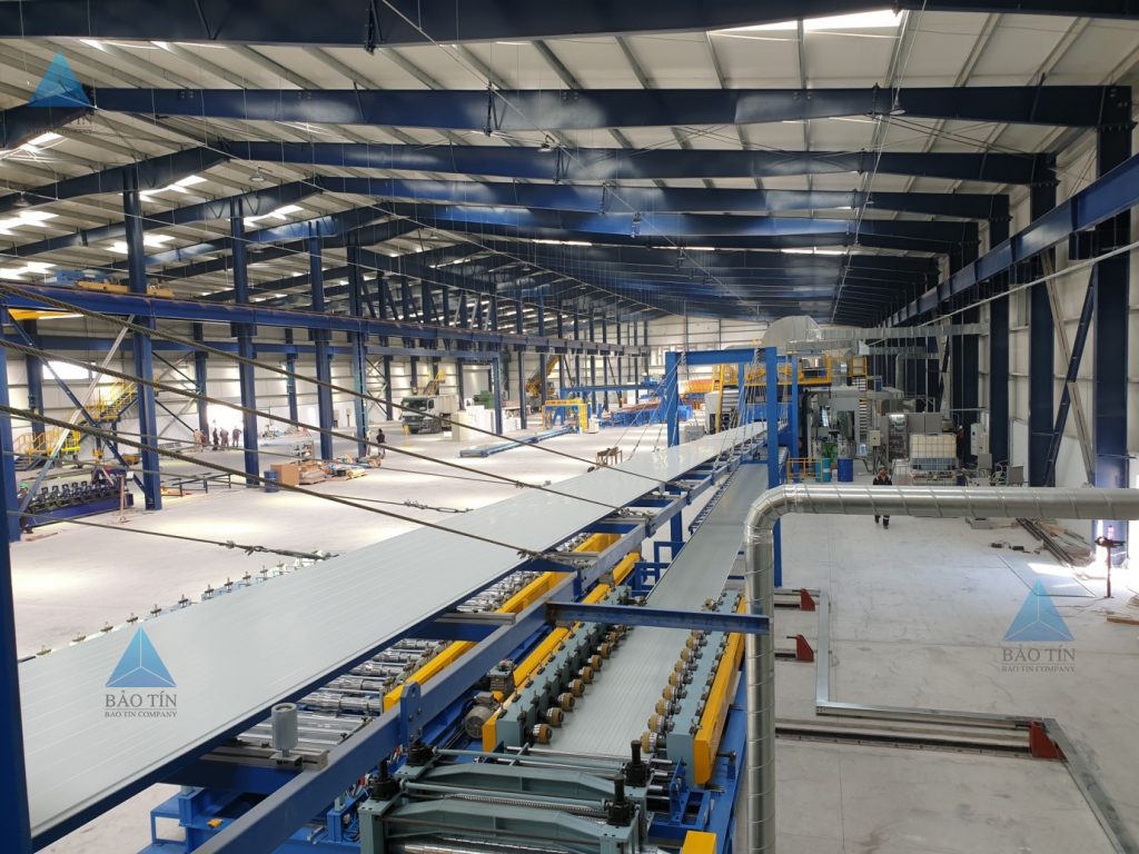 Hình ảnh nhà máy sản xuất vách ngăn panel