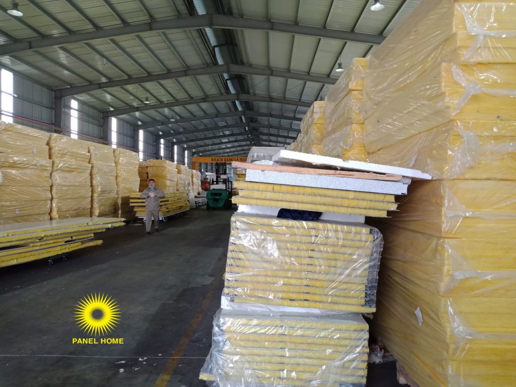 Tấm panel rockwool chống cháy