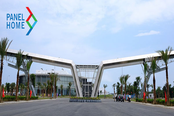 Cổng chào nhà máy ô tô vinfas