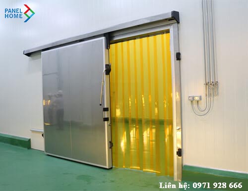 Cửa trượt panel kho lạnh 1 cánh