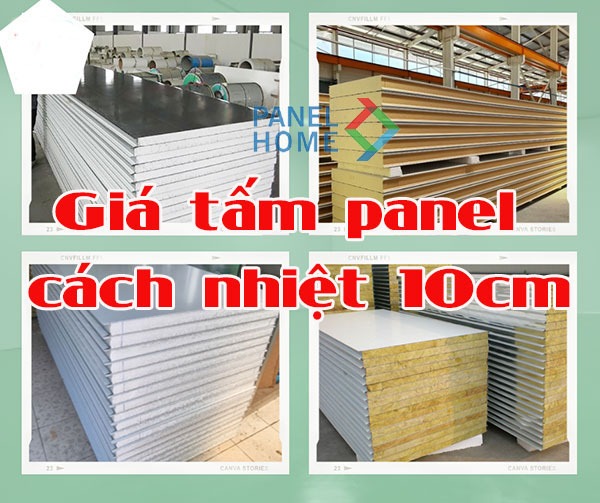 Giá tấm Panel cách nhiệt 10cm bao nhiêu tiền 1m2