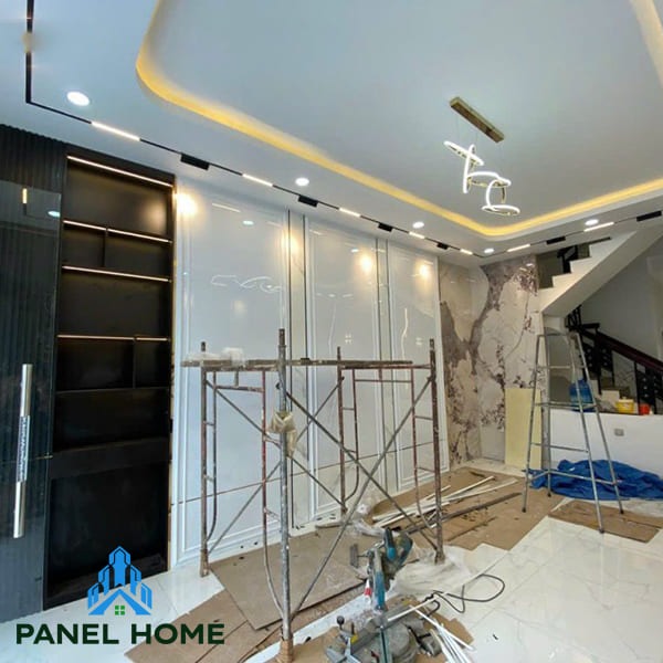 Quy trình thi công tấm ốp than tre