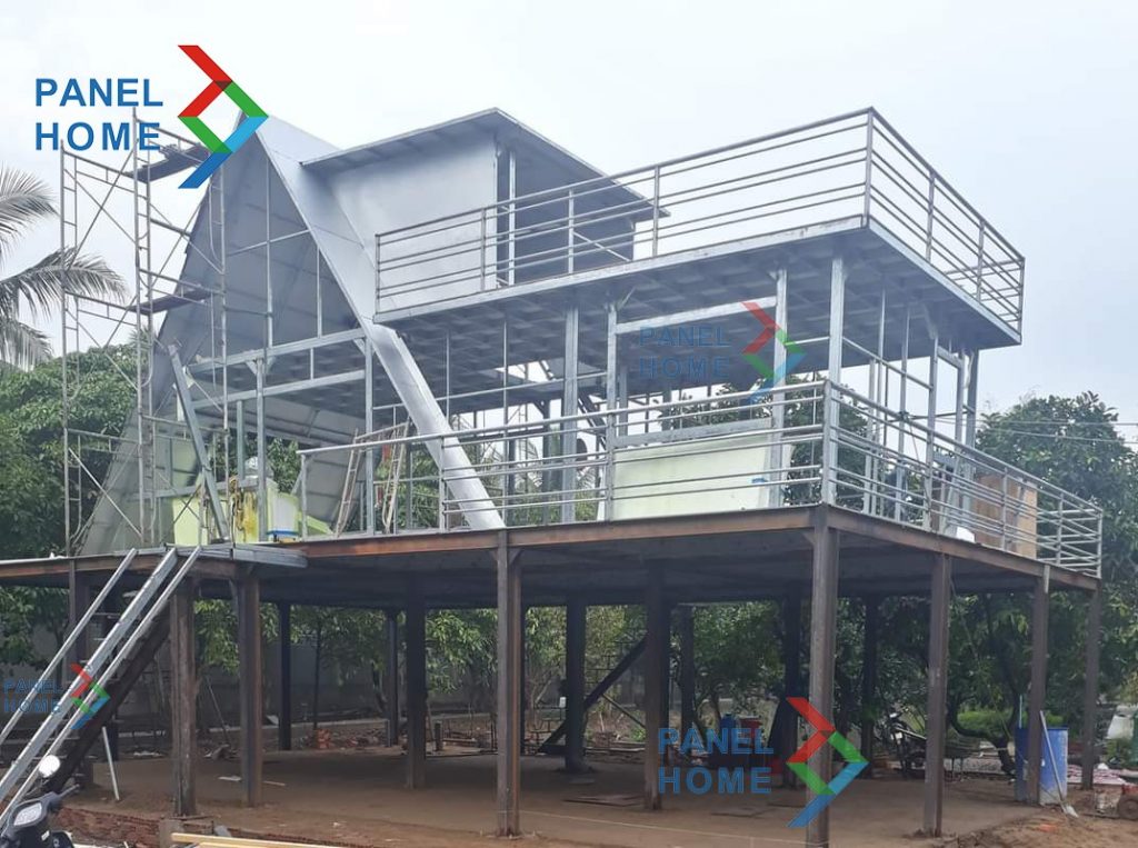 Hình ảnh thực tế Panel Home thi công tại công trình