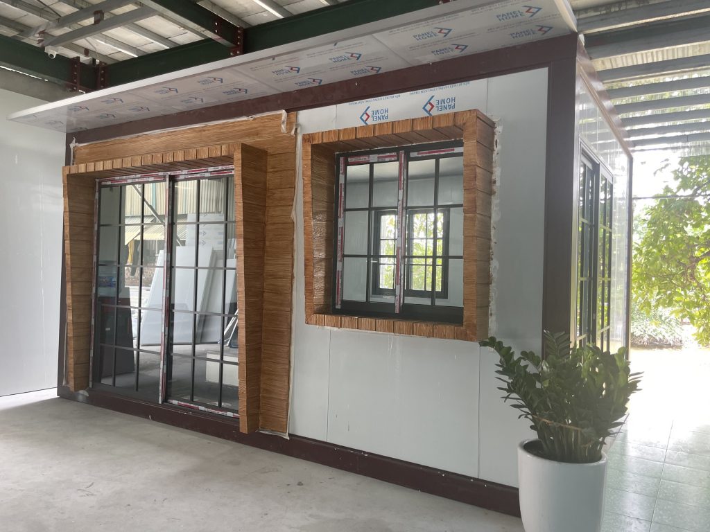 Hình ảnh nhà lắp ghép thi công thực tế