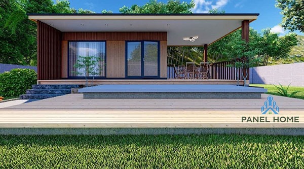 nhà lắp ghép 3 phòng ngủ kiểu Nhật hiện đại