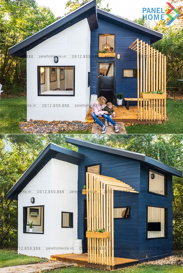 Nhà vườn lắp ghép đẹp - Panel Home