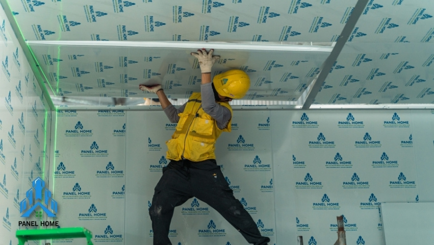 Panel thi công nhanh, lắp ghép đơn giản