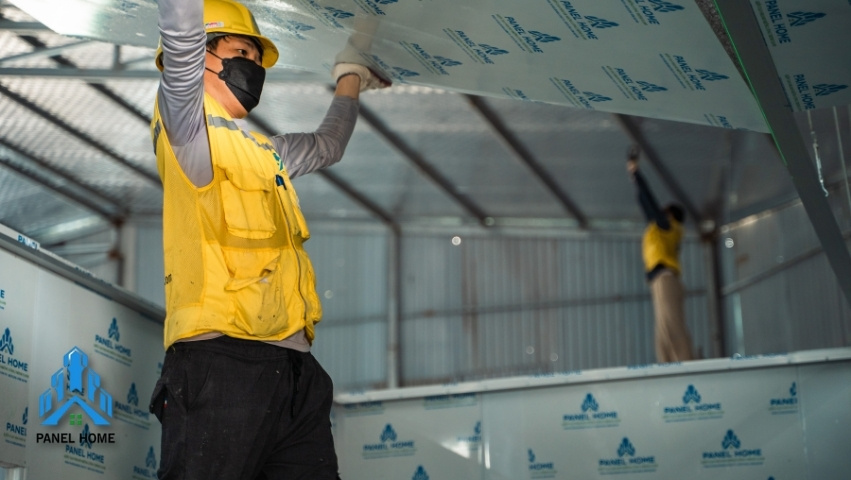 Tấm panel nhẹ giúp vận chuyển và thi công dễ dàng