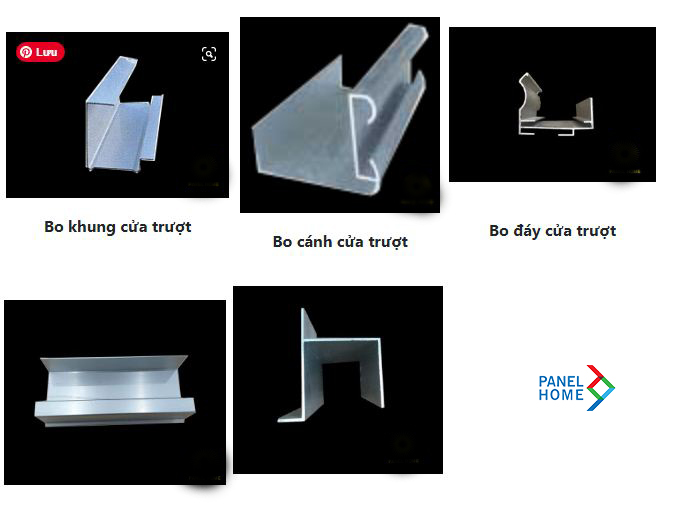 Phụ kiện nhôm cửa trượt phòng sạch