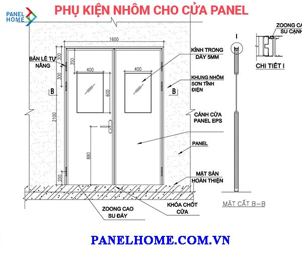 phụ kiện cửa panel