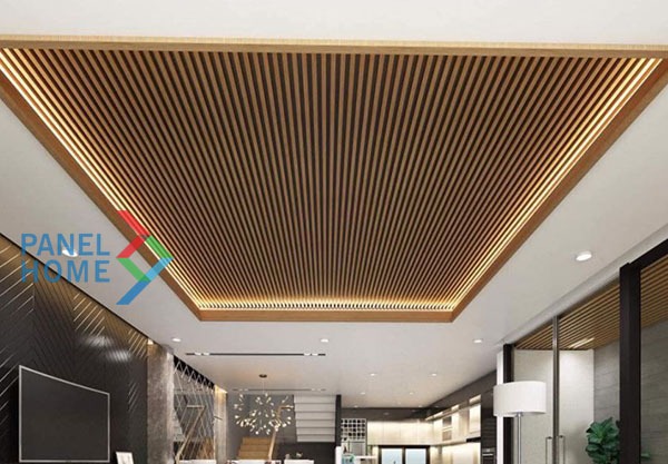 Trần nhựa PVC lam sóng