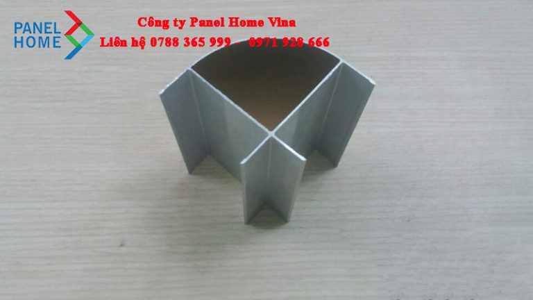 Thanh nối bo góc tron phụ kiện nhôm phòng sạch