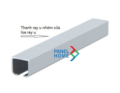 Thanh ray u nhôm cửa lùa