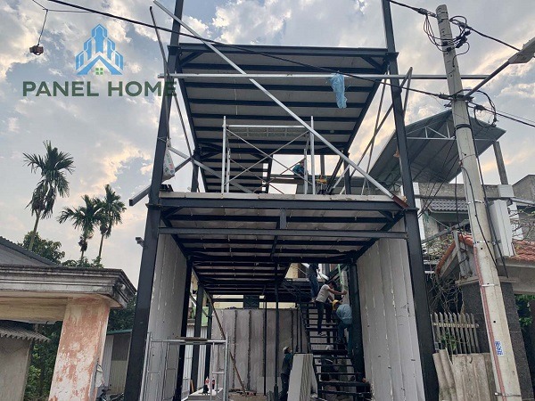 Thi công nhà lắp ghép