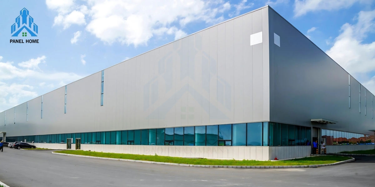 ứng dụng panel tường ngoài thi công nhà máy