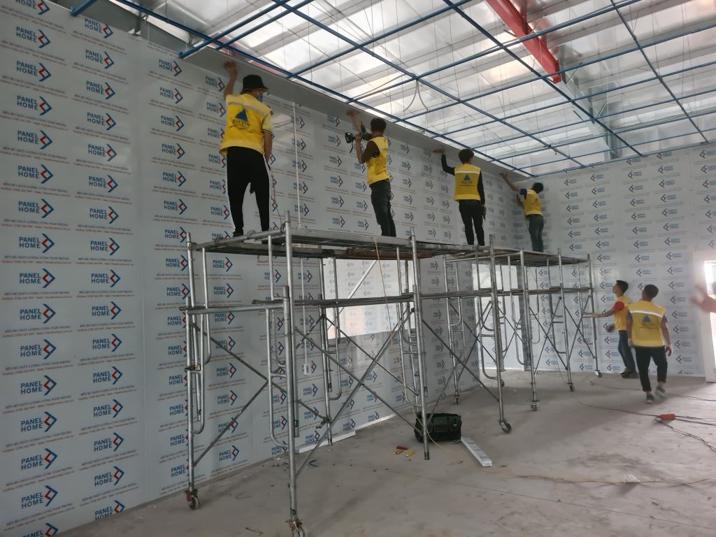 Thi công panel eps dễ dàng đơn giản