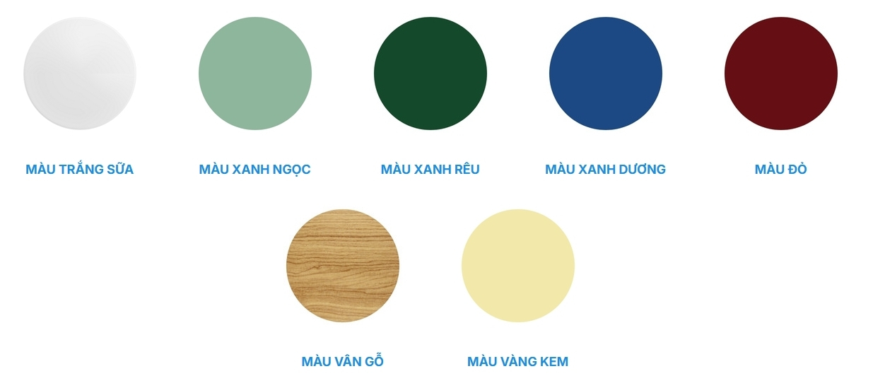 Các màu sắc phổ biến của Panel EPS