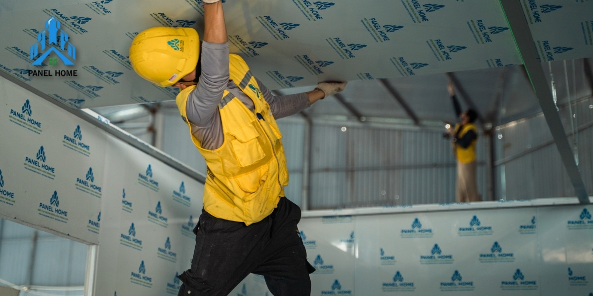 Cấu tạo panel EPS HCCL với độ dày 50mm đến 200mm, khổ rộng 1000 1020mm hoặc 1150 1170mm