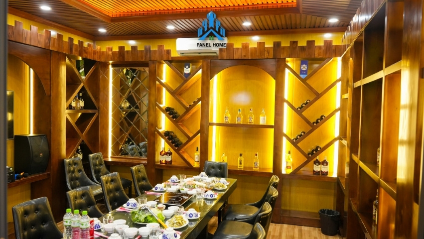 Công trình công cộng xây dựng bằng tấm panel nhà lắp ghép