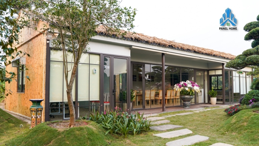 nhà lắp ghép panel ứng dụng thi công văn phòng hiện đại