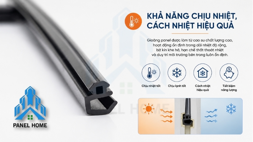 Gioăng panel cách nhiệt hiệu quả