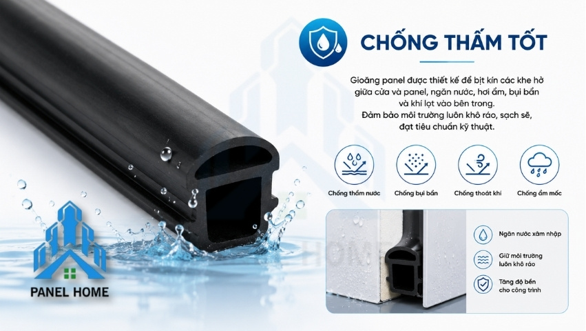 Gioăng panel chống thấm chống bụi