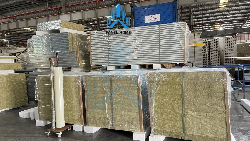Panel bông khoáng (Panel rockwool) – Panel cách nhiệt giá tốt