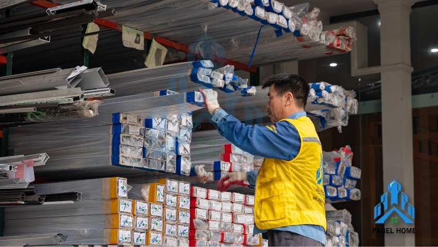 Hệ phụ kiện nhôm cho vách Panel – Báo giá chi tiết