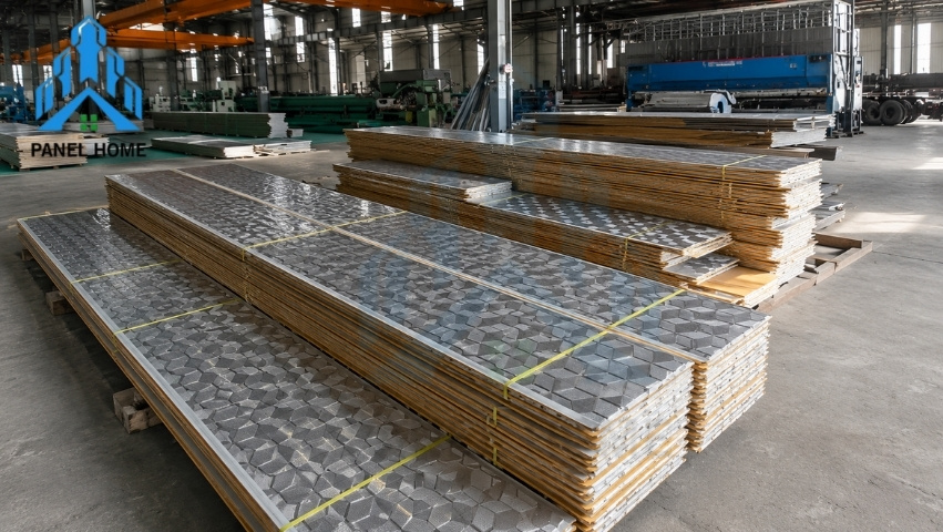 Lớp giấy bạc hoặc tôn mặt dưới của trần tôn xốp