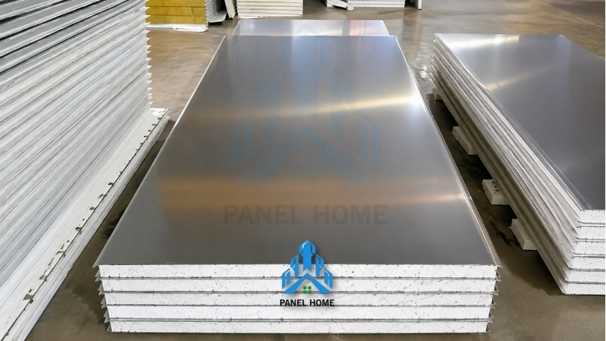Bảng giá tấm panel EPS bề mặt inox