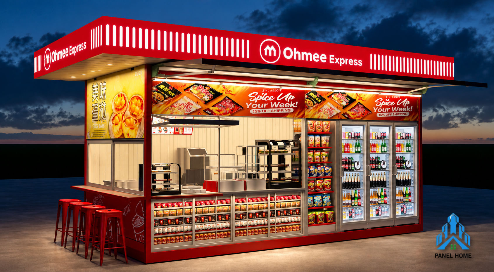 Điểm bán hàng Ohmee Express tại petrolimex!